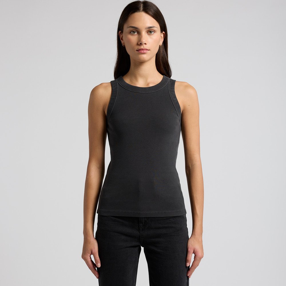 Faded Organic Rib Tank 4034 
