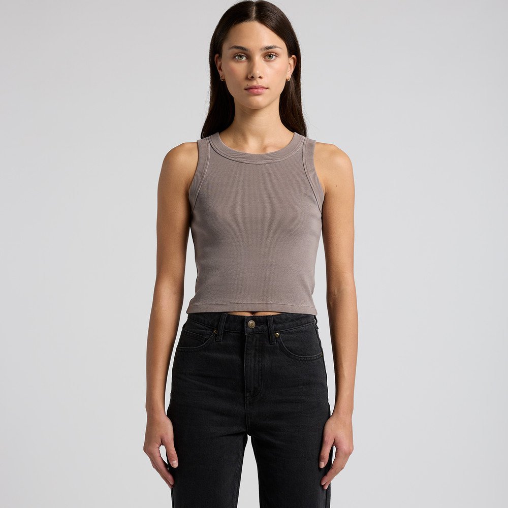Faded Organic Crop Tank 4035 
