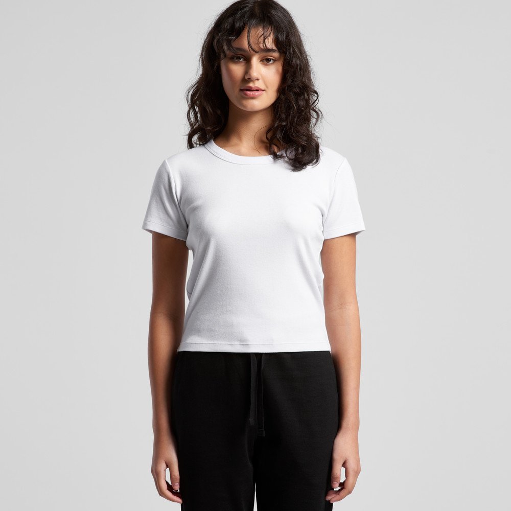 Organic Rib Baby Tee 4074 