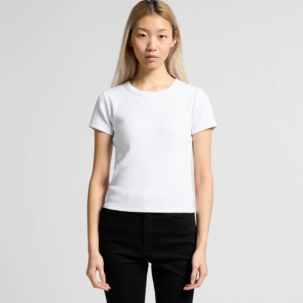 Organic Rib Tee 4092G 