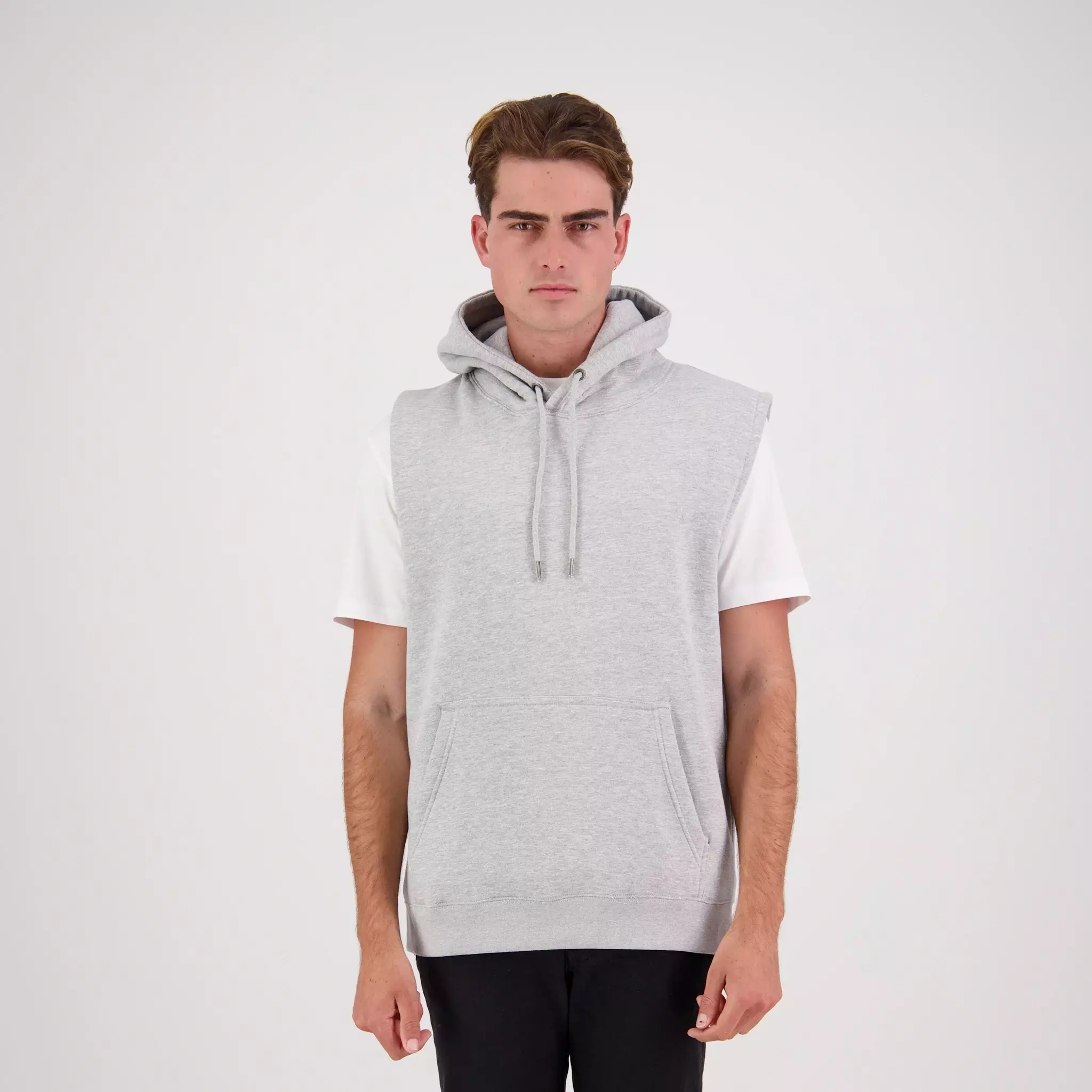 Sleeveless Pullover Hoodie